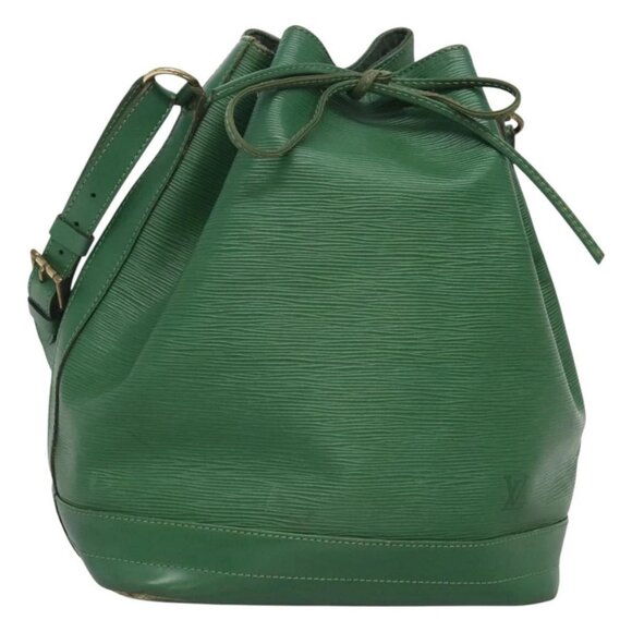 LOUIS VUITTON Epi Noe Shoulder Bag Green M44004 LV Auth BD1994 - Picture 1 of 16